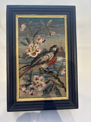 Stickbild kunst vogel - stickbild,
