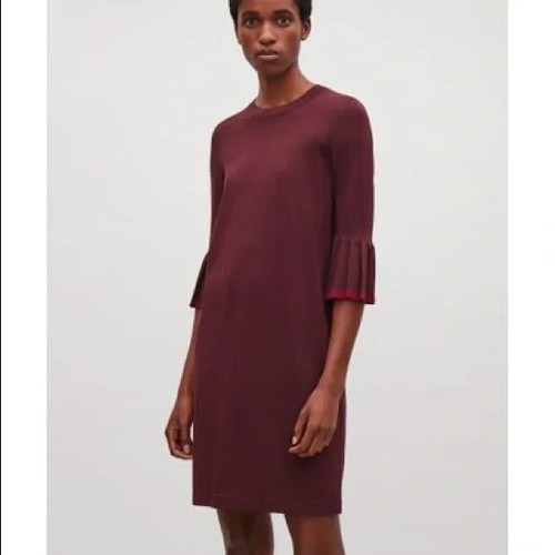 Cos viskose strickkleid - viskose,