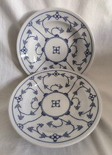 2 x Suppenteller Kahla Strohblume BLAU SAKS Teller tief Pasta 22 cm