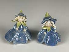 Ton Figuren Ornamente Blumen