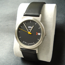 BRAUN 3812 Quartz Herren Armbanduhr Datum neue Batterie Made in Germany