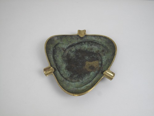 Aschenbecher bronze patina - aschenbecher,