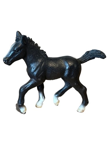 Schleich fohlen schwarz pferd - schwarz,