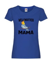 Wellensittich Mama | Vogel | Muttertag | Wellensittich Damen Shirt Weiß