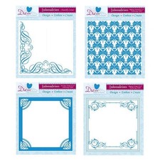 1 Prägeschablone 20 x 20 cm, Embossing Folder Embossalicious, Crafters Companion