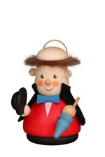 Christian Ulbricht Wackelmännchen Arthur der Engel farbig Holz Höhe 9cm OVP