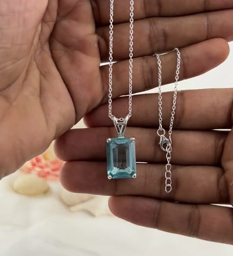 Natürlicher aquamarin - natürlicher,