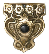 J. M. Olbrich Darmstadter Jugendstil Klingelknopf Bronze A-1