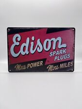 Blechschild Edison 20x30cm