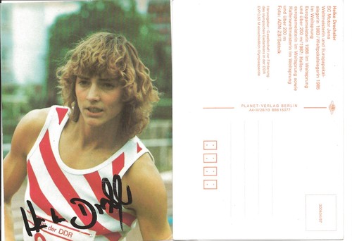 Autogramm heike drechsler - autogramm,
