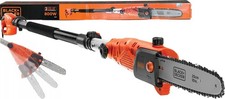 Black&Decker Hochentaster 800W Astsäge Kettensäge bis 2,7m +Rückengurt PS7525-QS