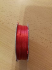 4 x 50 m Satinband Rot 3 mm breit = 200 Meter