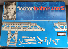 fischertechnik ausbaukasten-statik 400S Vintage 70er ArtNr: 30064 -vollständig