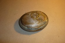 Alte Jugendstildose - Schmuck oder Pillendose Metall schön verziert für Sammler