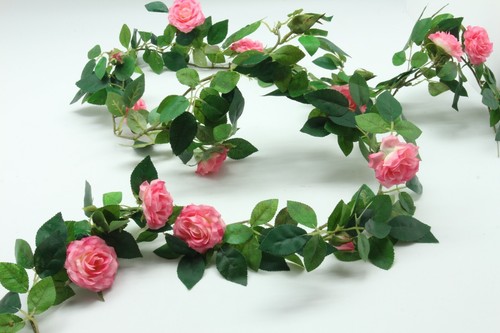 Rosengirlande rosen rosa pink - rosa,