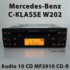 Original Mercedes W202 Radio Audio 10 CD MF2910 CD-R C-Klasse S202 Autoradio RDS