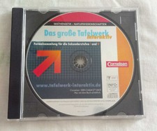 CD Das große Tafelwerk – Formelsammlung Sekundarst. I + II, Cornelsen Verl. 2003