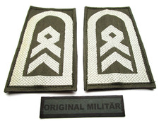 Dienstgradabzeichen Heer Stabsfeldwebel weiß/oliv Bw  Aufschiebeschlaufen