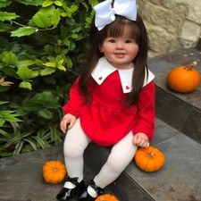 Cute toddler girl artist - toddler, 28"