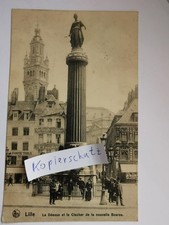AK Lille La Déesse et le Clocher de la nouvelle Bourse gel. 01.11.1915