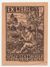 HANS HUBER: Exlibris für
