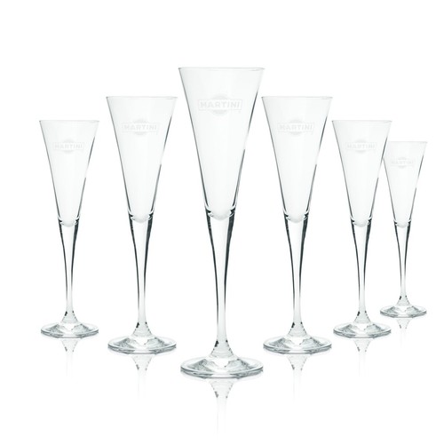 Martini glas 1l flöte - 6x,