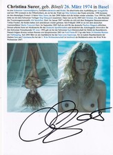 Autogramm - Christina Surer - Motorsport