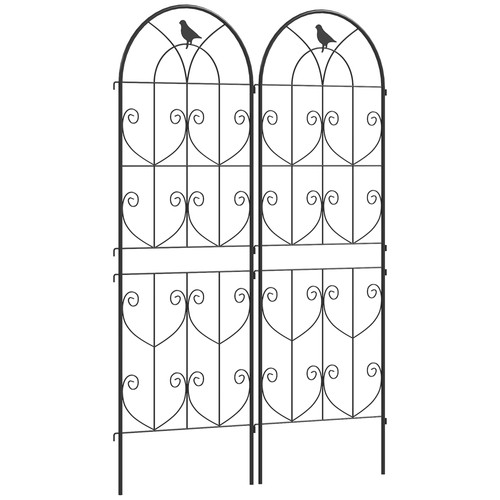 Rankgitter metall 2er - metall, set