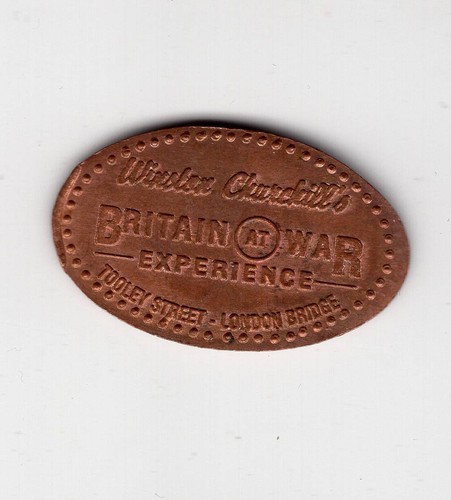 Elongated coin england - elongated, uk