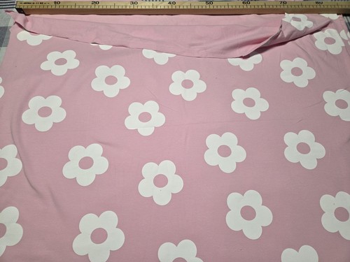 Sommersweat blumen rosa 50cm - 50cm, x