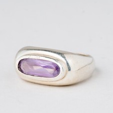 Ring Lila Stein 5,6 g 925er