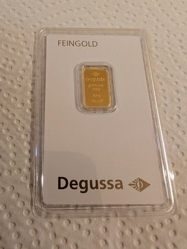 Goldbarren degussa 999 9 - 2,5g, 999,9