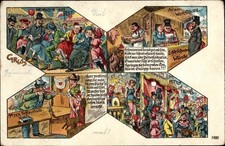 Litho Fest, Heimkehr vom Fest, Wurstbude, Schießbude - 4004065