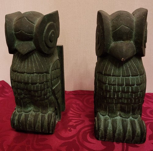 Buchstützen holz eulen - eulen, kunst