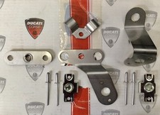 Ducati Bauchwanne Verkleidung Halterung SET + Schlauchhalter 748RS 916 Racing 996RS 998RS