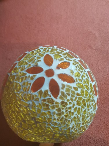 Glas mosaik kugel - glas,, 12cm
