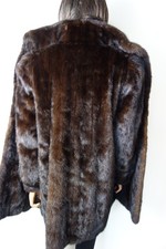 Edler NERZ Pelzmantel Gr.38 40 Halblang Nerzmantel Mink  Top Zustand zeitlos