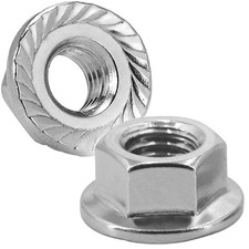 Flanschmuttern Edelstahl A2