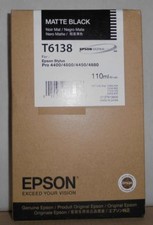 Original Epson T6138 Tinte matte black Stylus Pro 4400 4800 4450 4880   OVP
