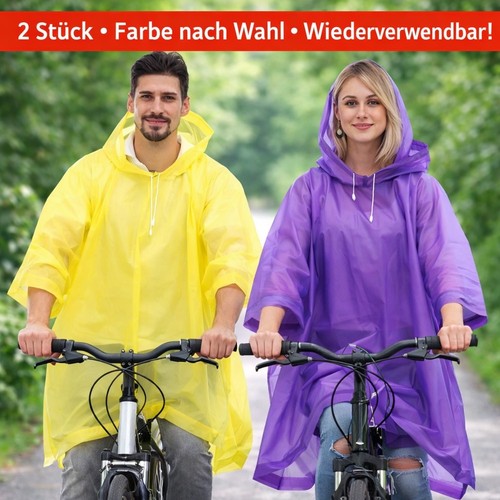 Regenponcho fahrrad - 2x,