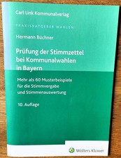 Prüfung Stimmzettel Bayern