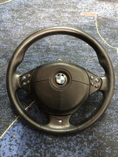 BMW M-Sport M-Tech Lenkrad + Airbag Carbon Emblem—E39 E38 E36 E46 E53 E31 E34 Z3