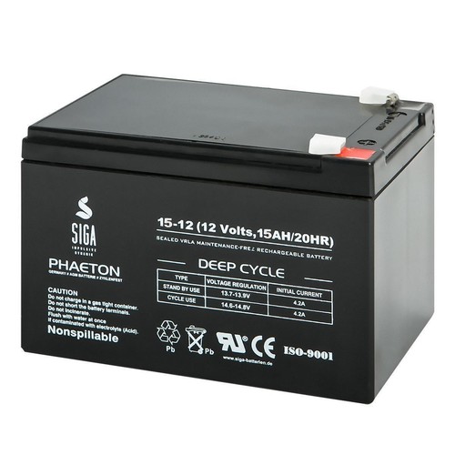 Akku 12v 15ah batterie - akku,