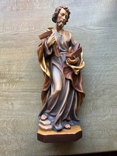 Holzfigur handgeschnitzt
