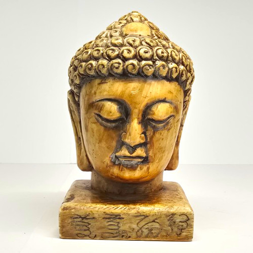Buddha kopf büste - buddha-kopf-büste, mit