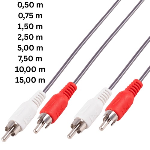 Cinch audio kabel auf - 2,