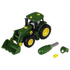 Klein John Deere Traktor mit Frontlader Spieltraktor grün