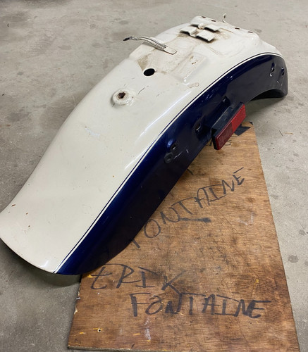 Rear fender blue oem 09 - rear,