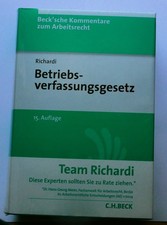 Betriebsverfassungsgesetz von Reinhard Richardi (15. Auflage, 2015)