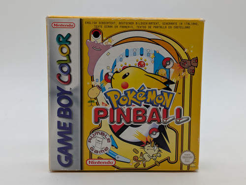 Pokemon pinball game boy color - pinball,